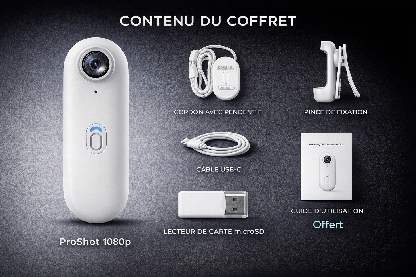 ProShot - Caméra POV compacte