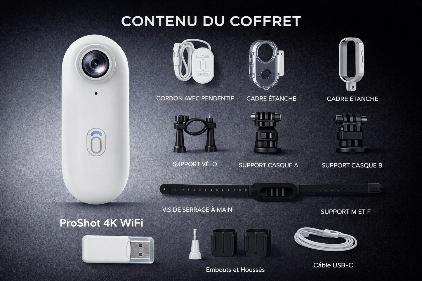 ProShot - Caméra POV compacte