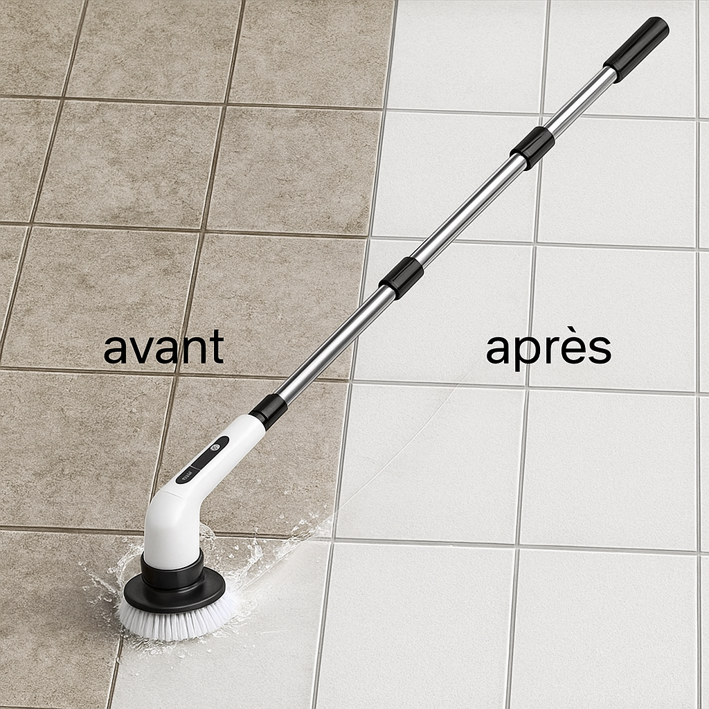 TurboClean Pro – Brosse Électrique Multi-Surfaces